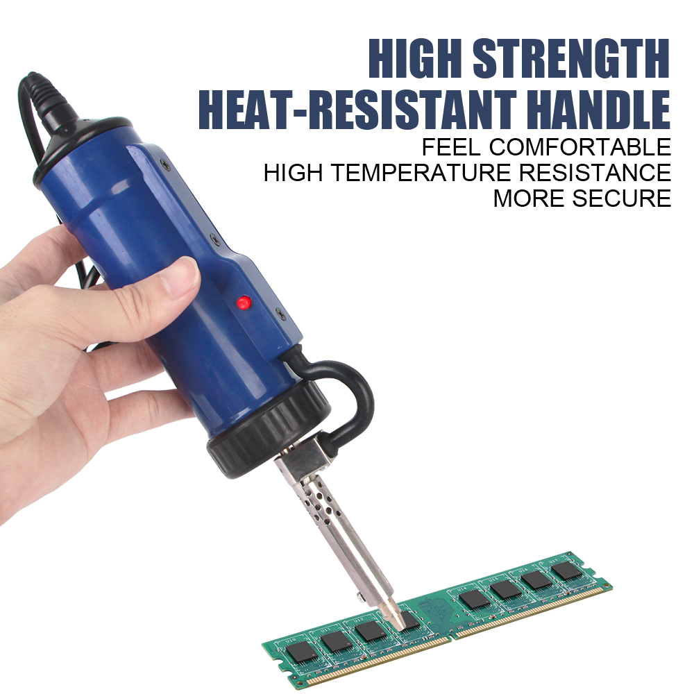 Desoldering Pump Electric Vacuum Station - 3 Emme Nozullu Otomatik Çıkarma Pompası