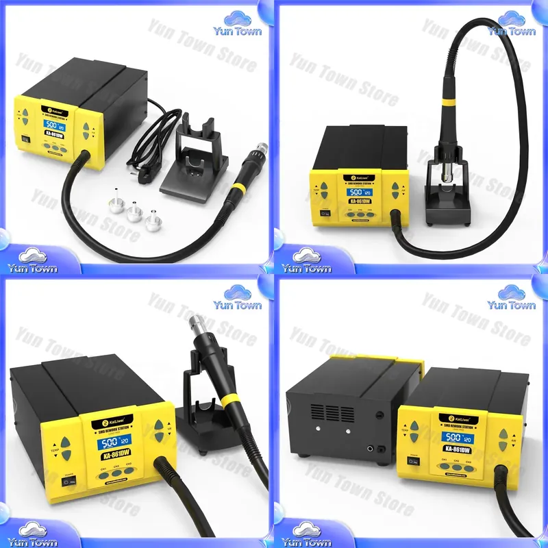 Hot Air Rework Station 861Dw - Kailiwei 861DW Kurşunsuz Dijital Sıcak Hava