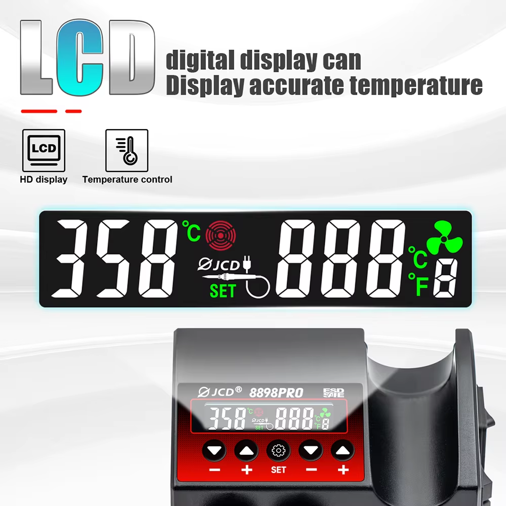 JCD Yeni Yükseltme 2'si 1 Arad - 2 In 1 Soldering Rework Station 750W incelemesi ve fiyatı