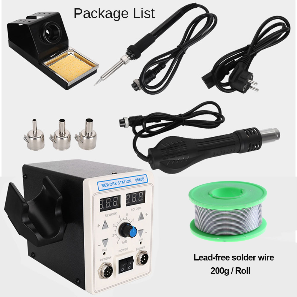 APD-8586B 750W Dijital ESD 2's - 2 In 1 Soldering Rework Station 750W incelemesi ve fiyatı