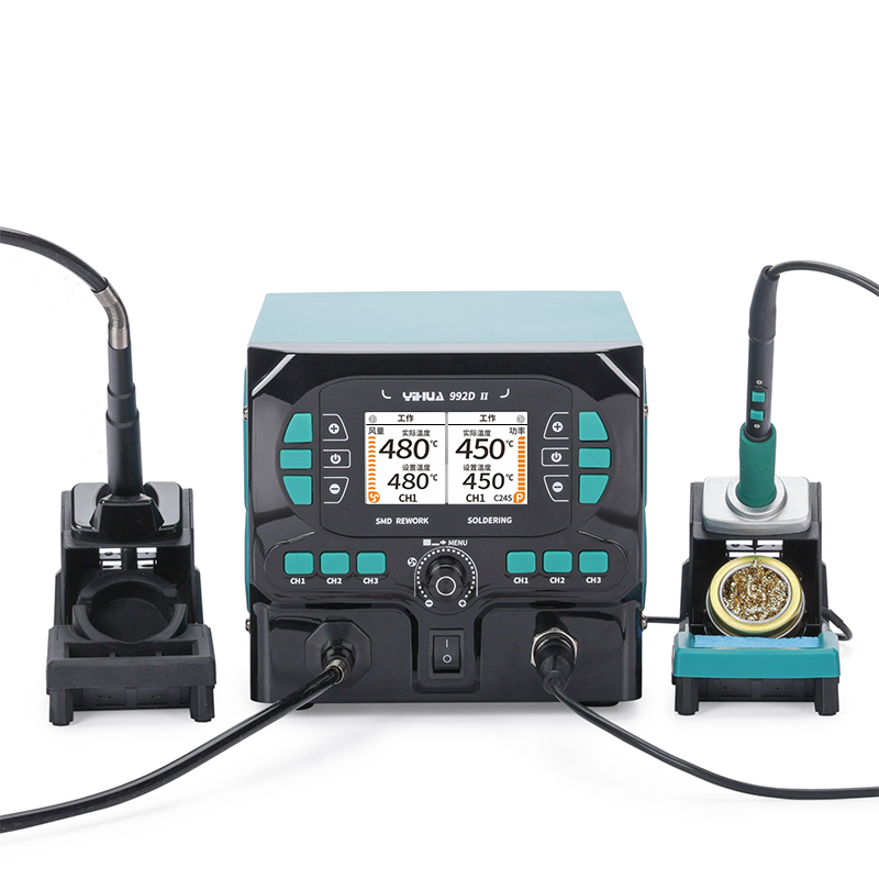 YIHUA 992D-II 2'si 1 Arada LCD - C210 Precision Soldering Station incelemesi ve fiyatı
